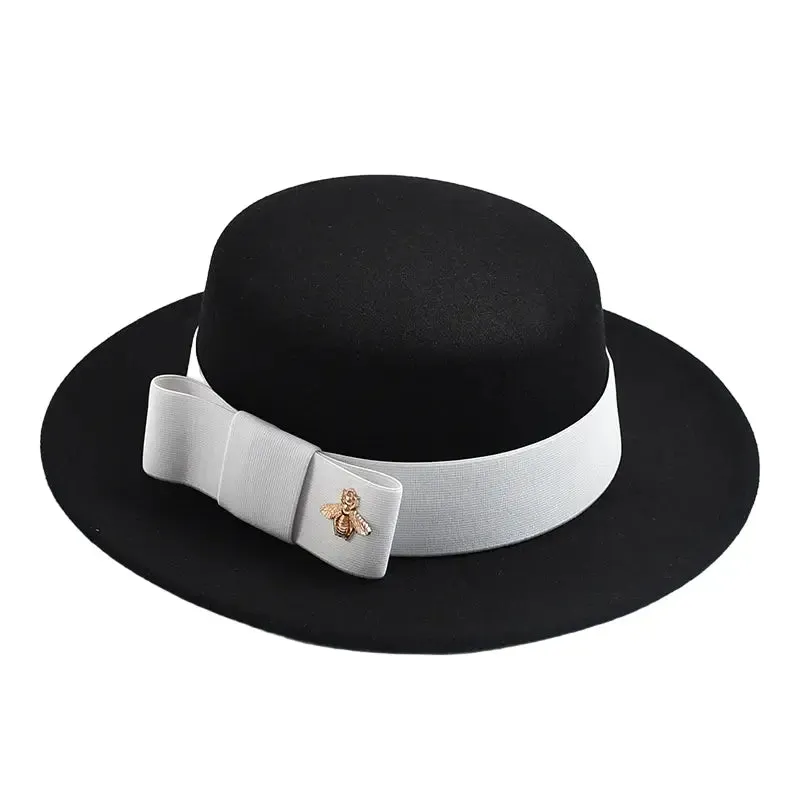 Golden Firefly Classic Boater Hat