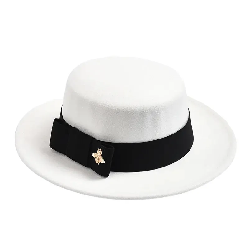Golden Firefly Classic Boater Hat
