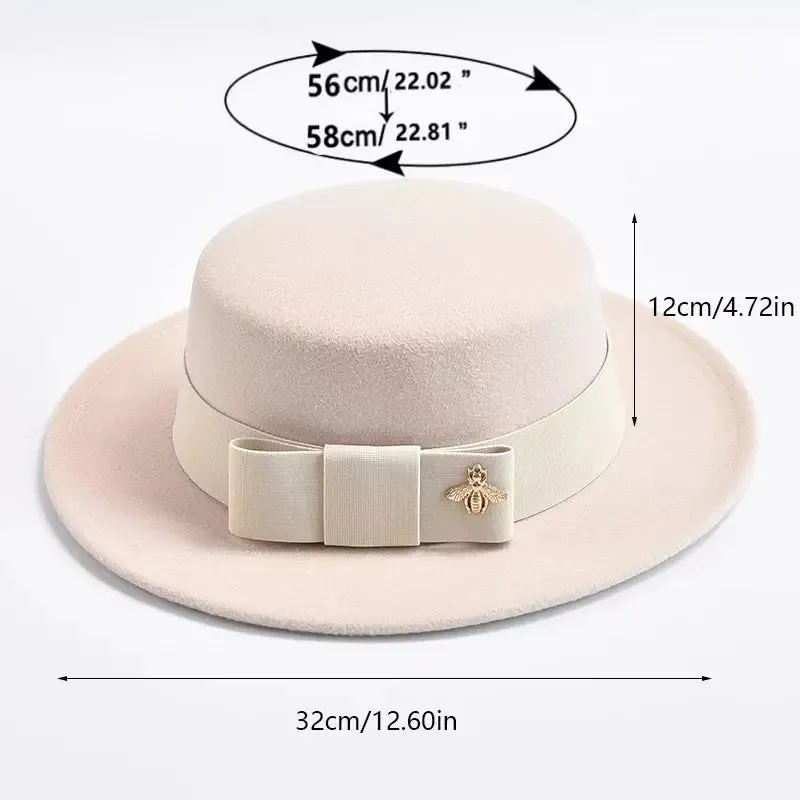Golden Firefly Classic Boater Hat