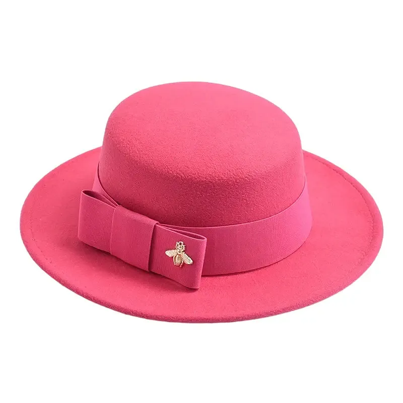 Golden Firefly Classic Boater Hat