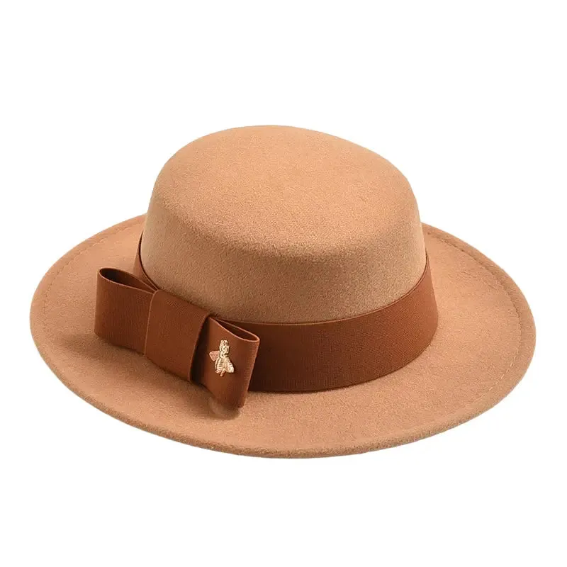 Golden Firefly Classic Boater Hat