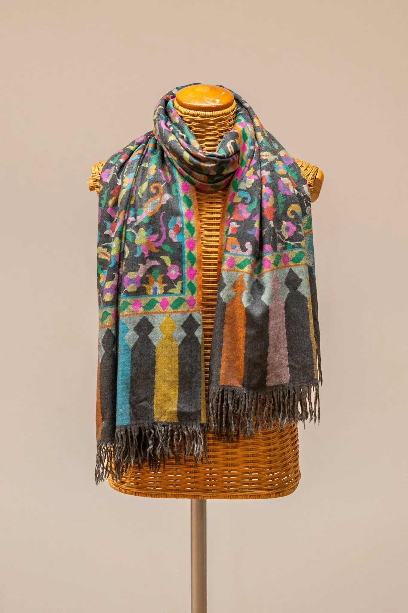 Gorgeous Kani Jamawar Pashmina - KARINA - 200x100 cm