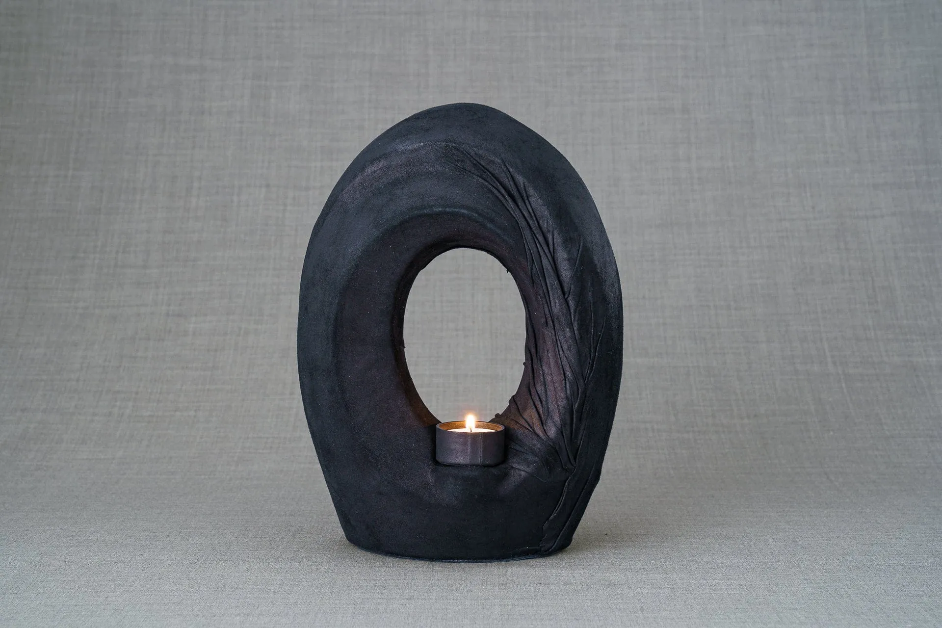 Handmade Cremation Urn for Ashes "The Passage" - Exclusive Leather Edition