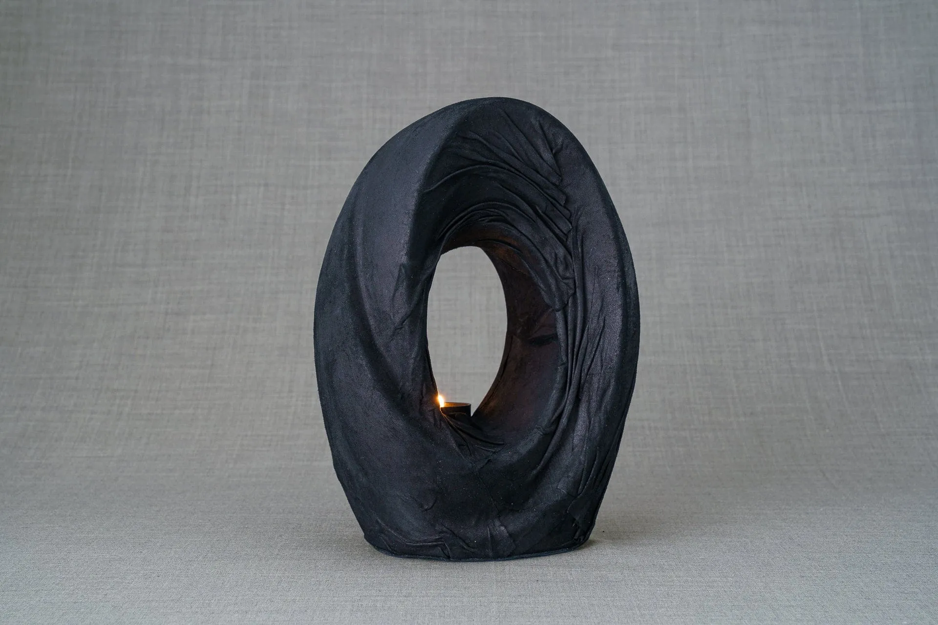 Handmade Cremation Urn for Ashes "The Passage" - Exclusive Leather Edition