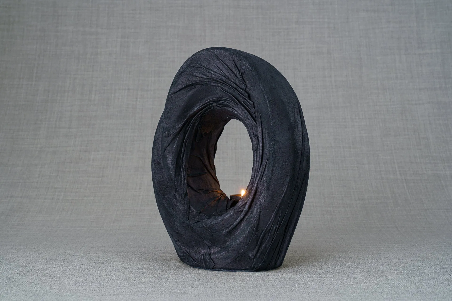 Handmade Cremation Urn for Ashes "The Passage" - Exclusive Leather Edition