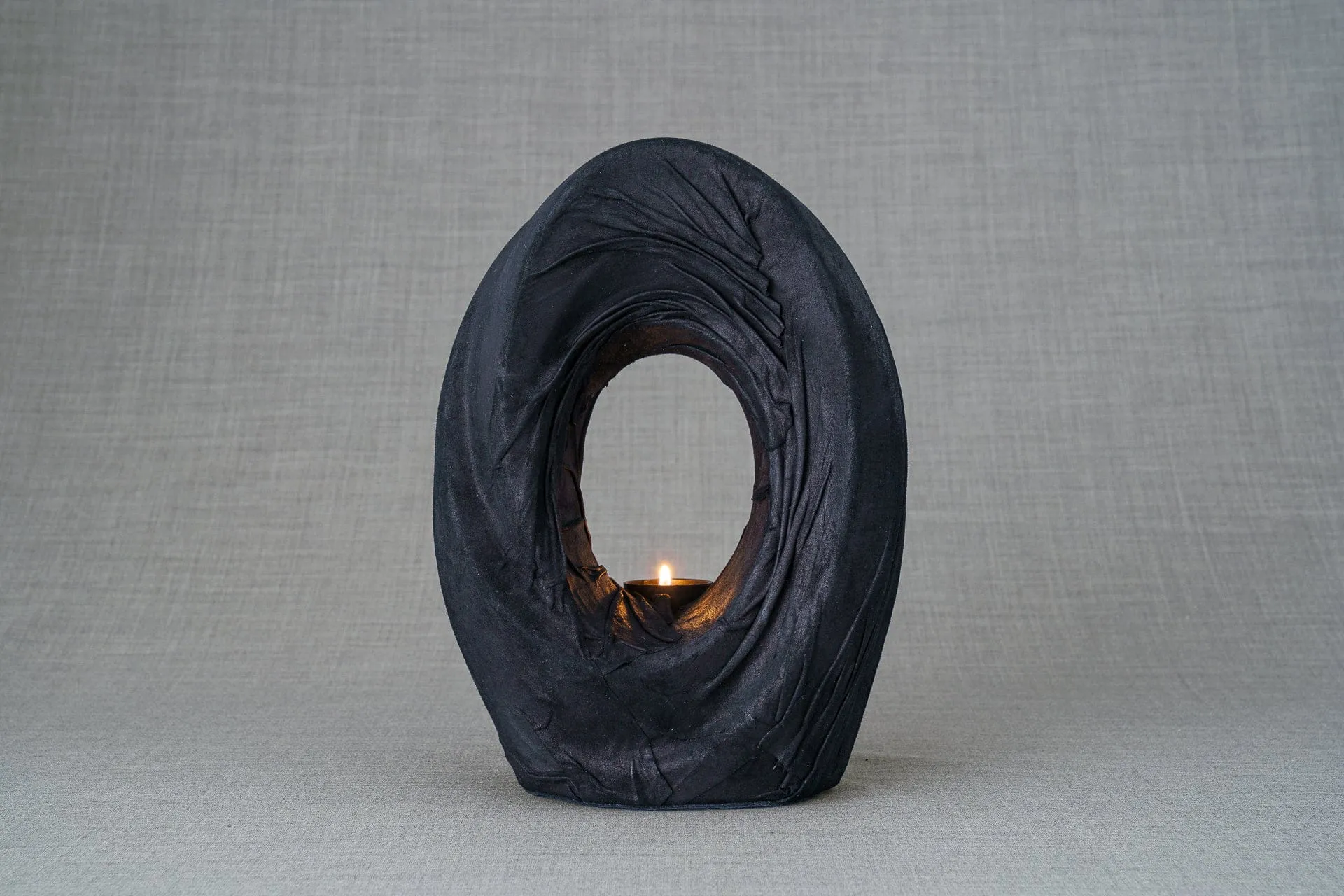 Handmade Cremation Urn for Ashes "The Passage" - Exclusive Leather Edition