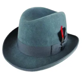 Herbert Homburg Wool Felt Charcoal Grey Small - Last one