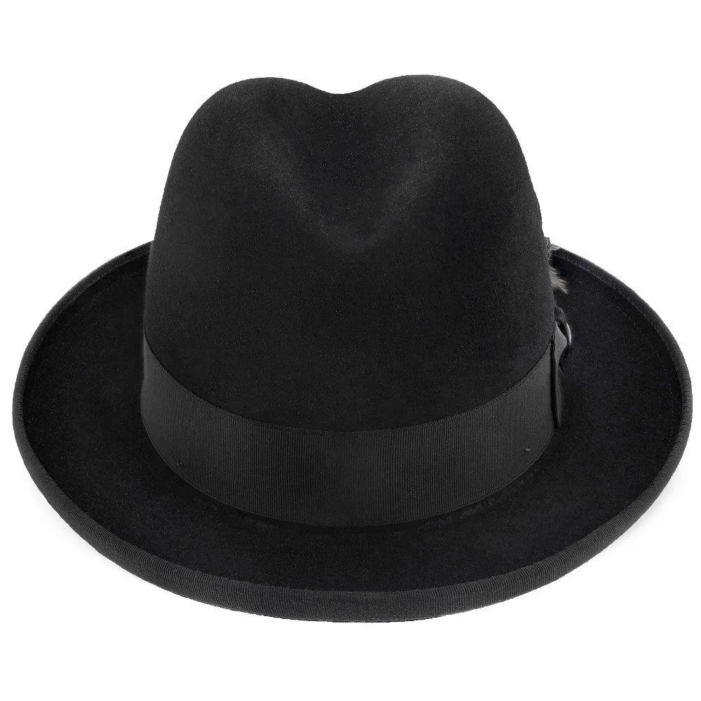 Homburg - Stetson Fur Felt Homburg Hat - TFHOMBB
