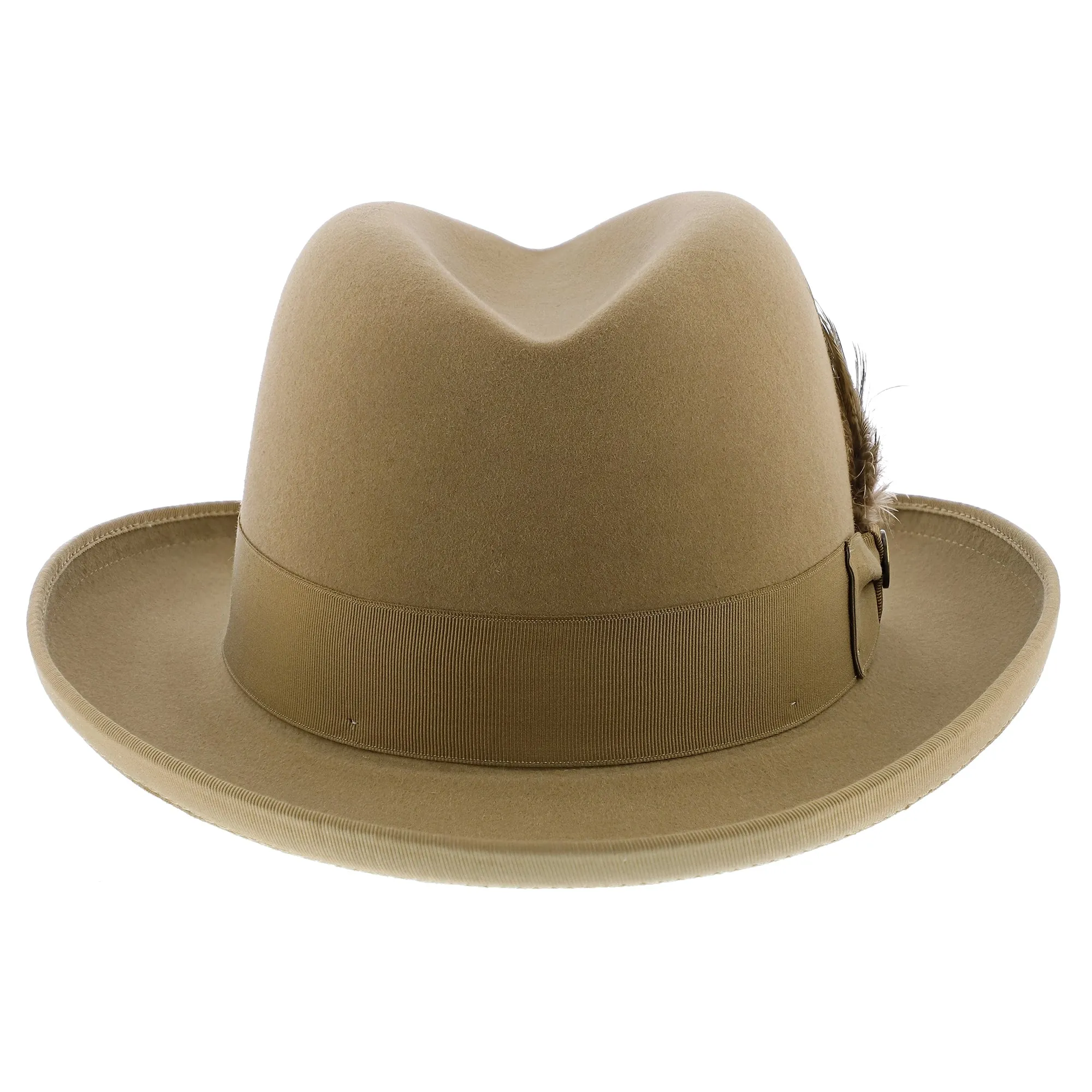 Homburg - Stetson Fur Felt Homburg Hat - TFHOMBB