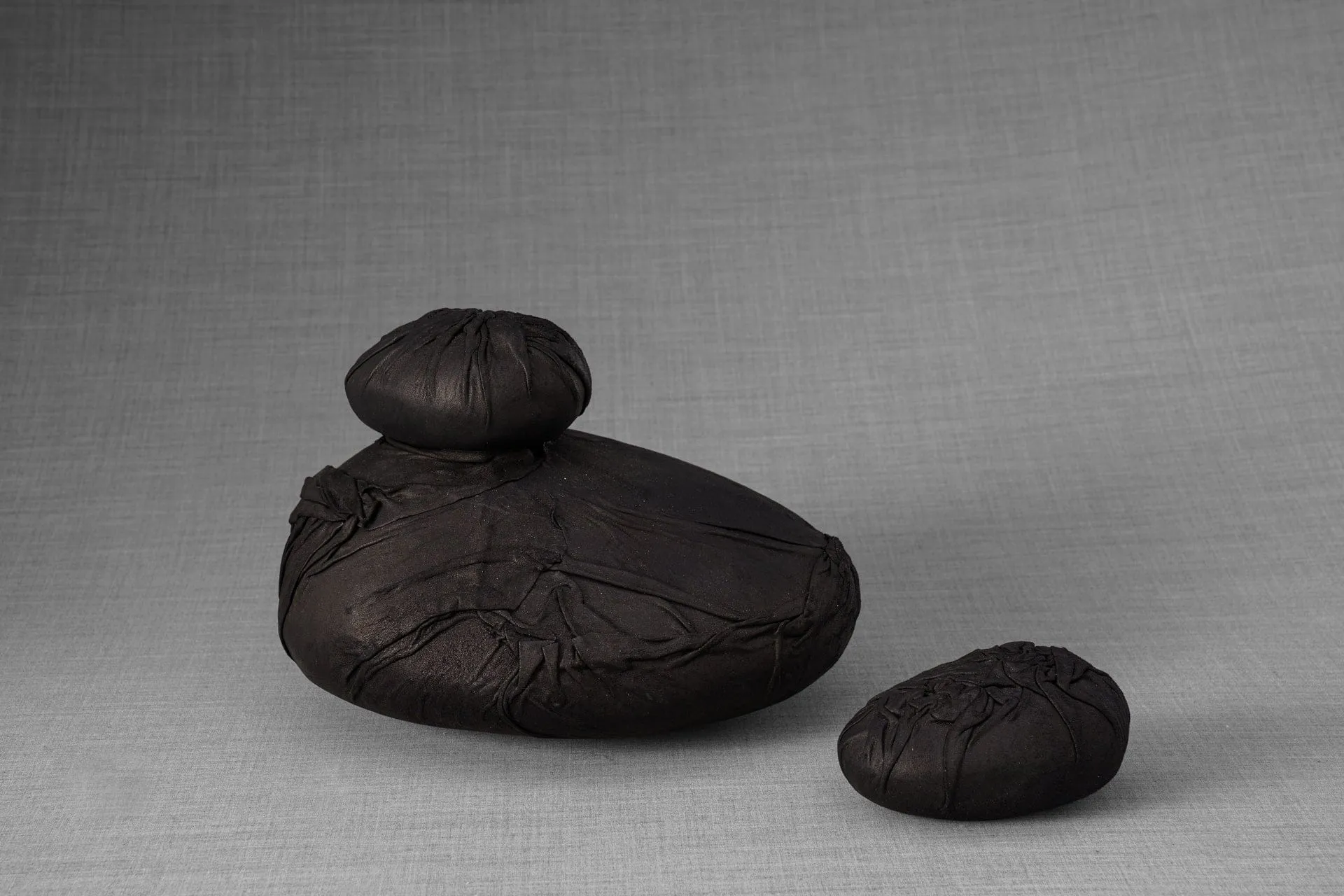 Leather Cremation Urn for Ashes "Stone" - Exclusive Edition