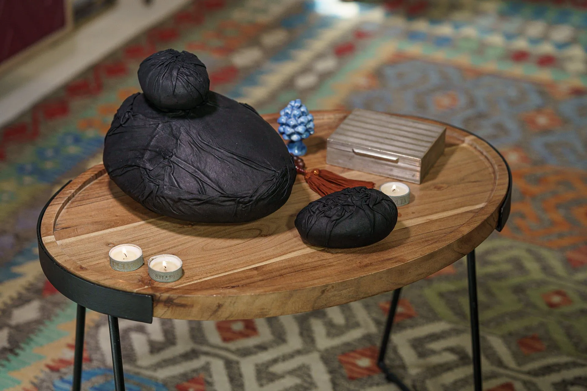 Leather Cremation Urn for Ashes "Stone" - Exclusive Edition