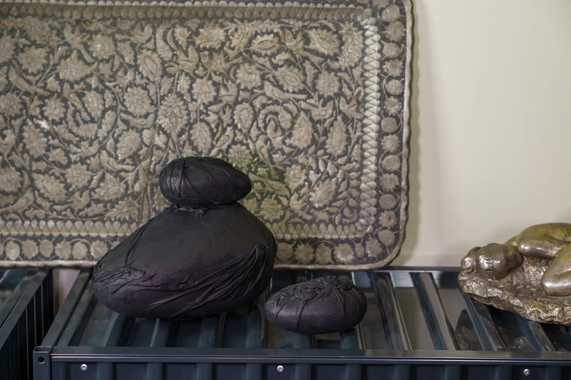 Leather Cremation Urn for Ashes "Stone" - Exclusive Edition