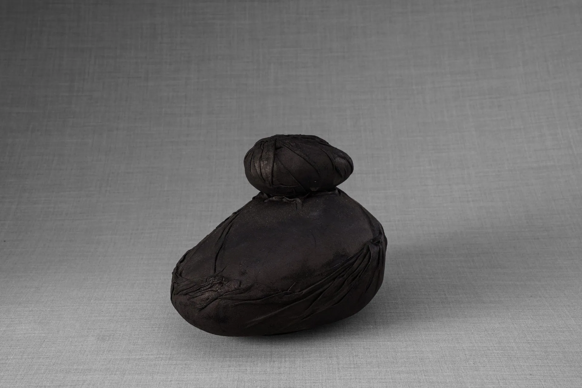 Leather Cremation Urn for Ashes "Stone" - Exclusive Edition