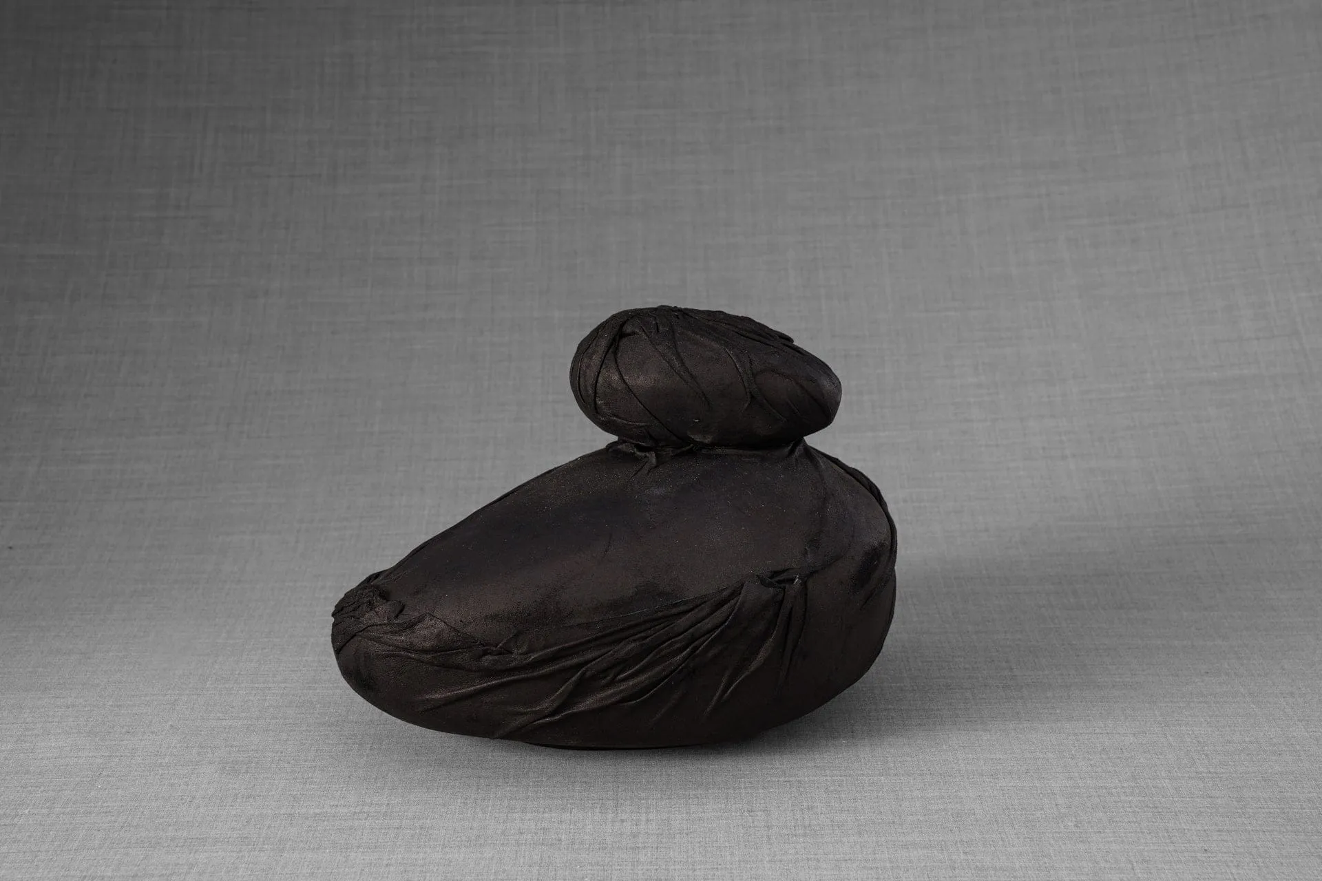 Leather Cremation Urn for Ashes "Stone" - Exclusive Edition