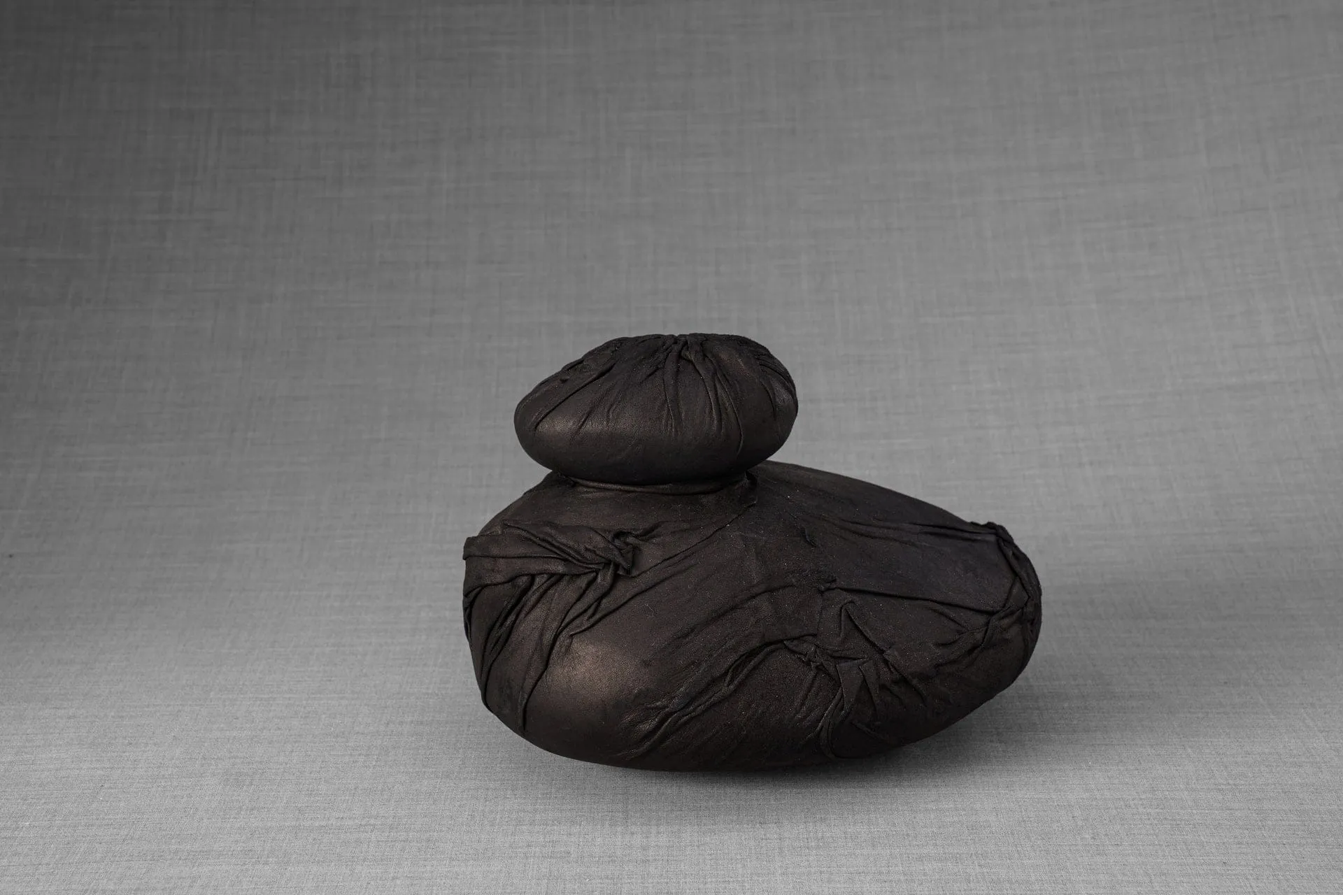 Leather Cremation Urn for Ashes "Stone" - Exclusive Edition