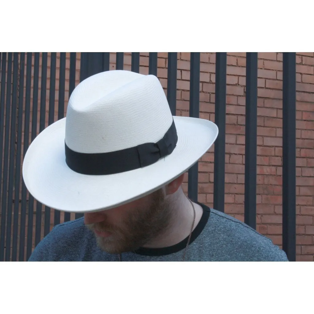 Levine "Dixon" Shantung Panama Homburg