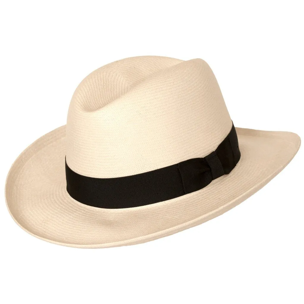 Levine "Dixon" Shantung Panama Homburg