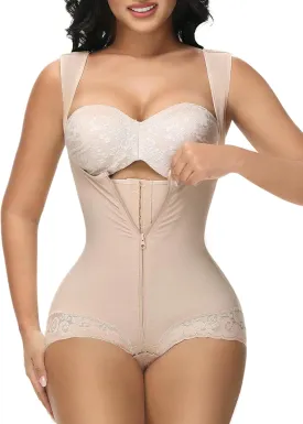 M MYODRESS Fajas Colombianas Moldeadoras Shapewear Tummy Control Full Body Shaper Post Surgery Compression Garment Shaping
