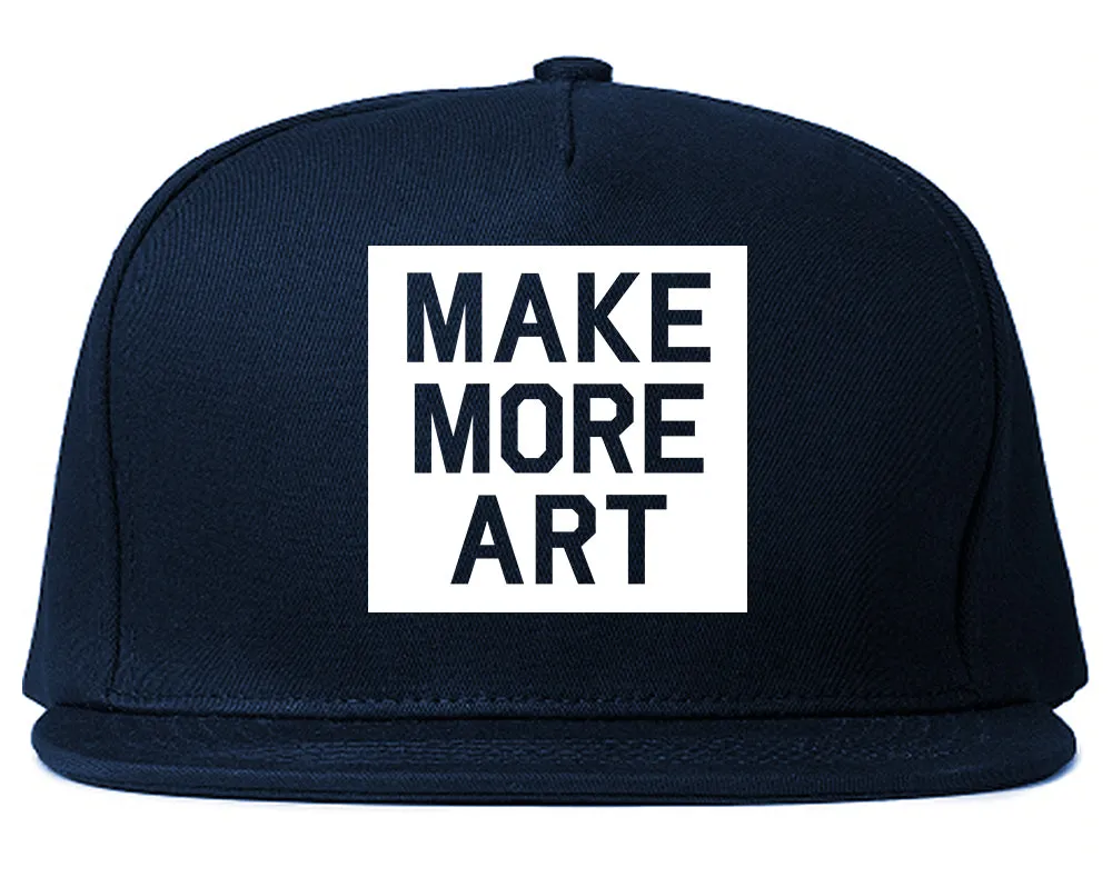 Make More Art Mens Snapback Hat