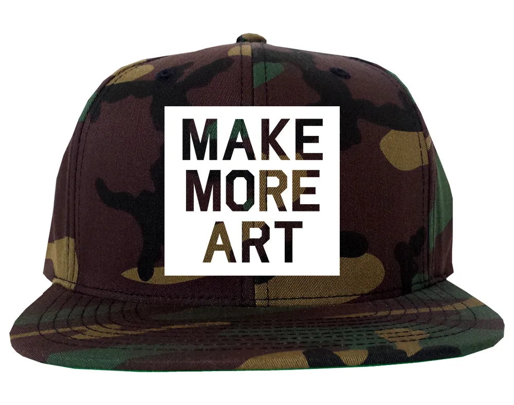 Make More Art Mens Snapback Hat