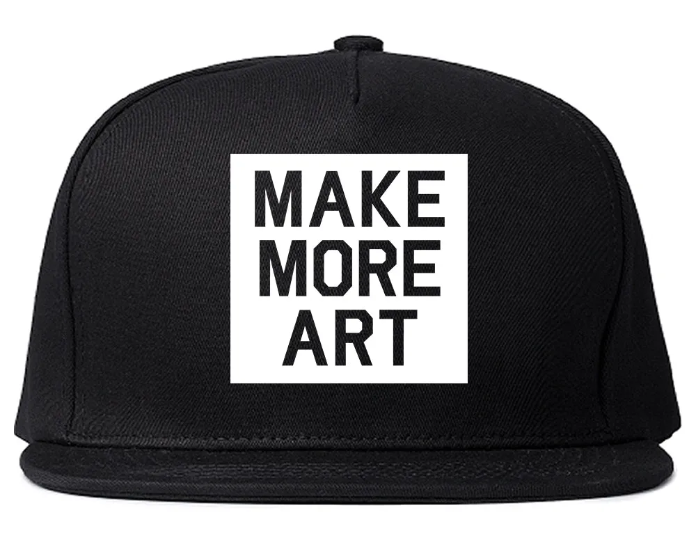 Make More Art Mens Snapback Hat