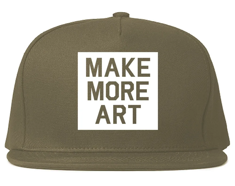 Make More Art Mens Snapback Hat
