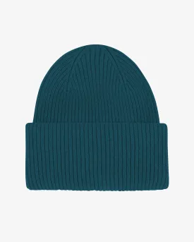 Merino Wool Hat - Ocean Green