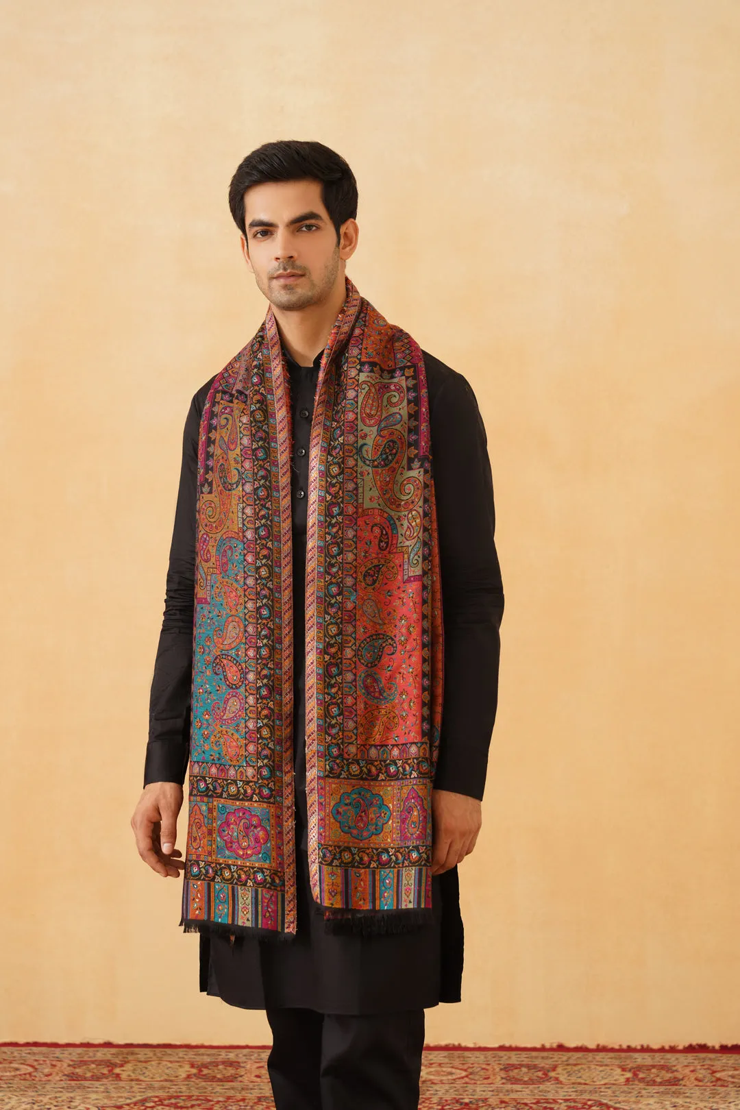 Multi Fusion Jamawar for Men