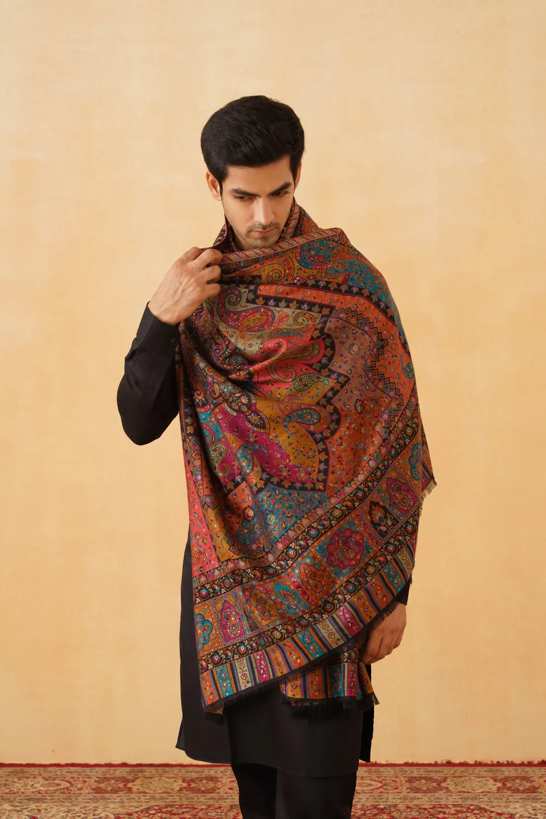 Multi Fusion Jamawar for Men
