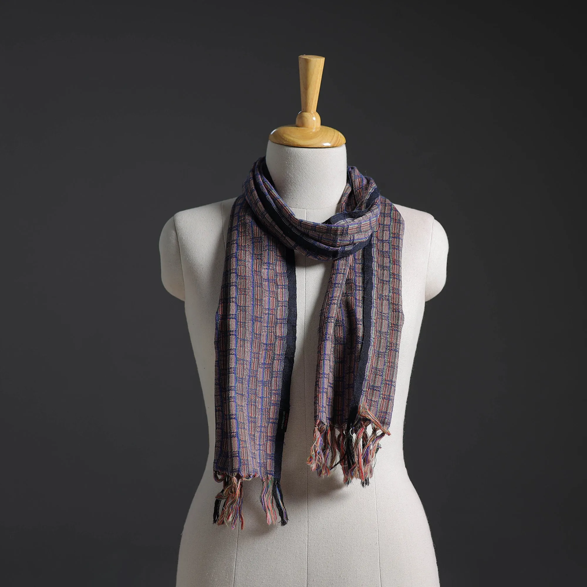 Multicolor - Kumaun Handwoven Merino Wool Scarf 217
