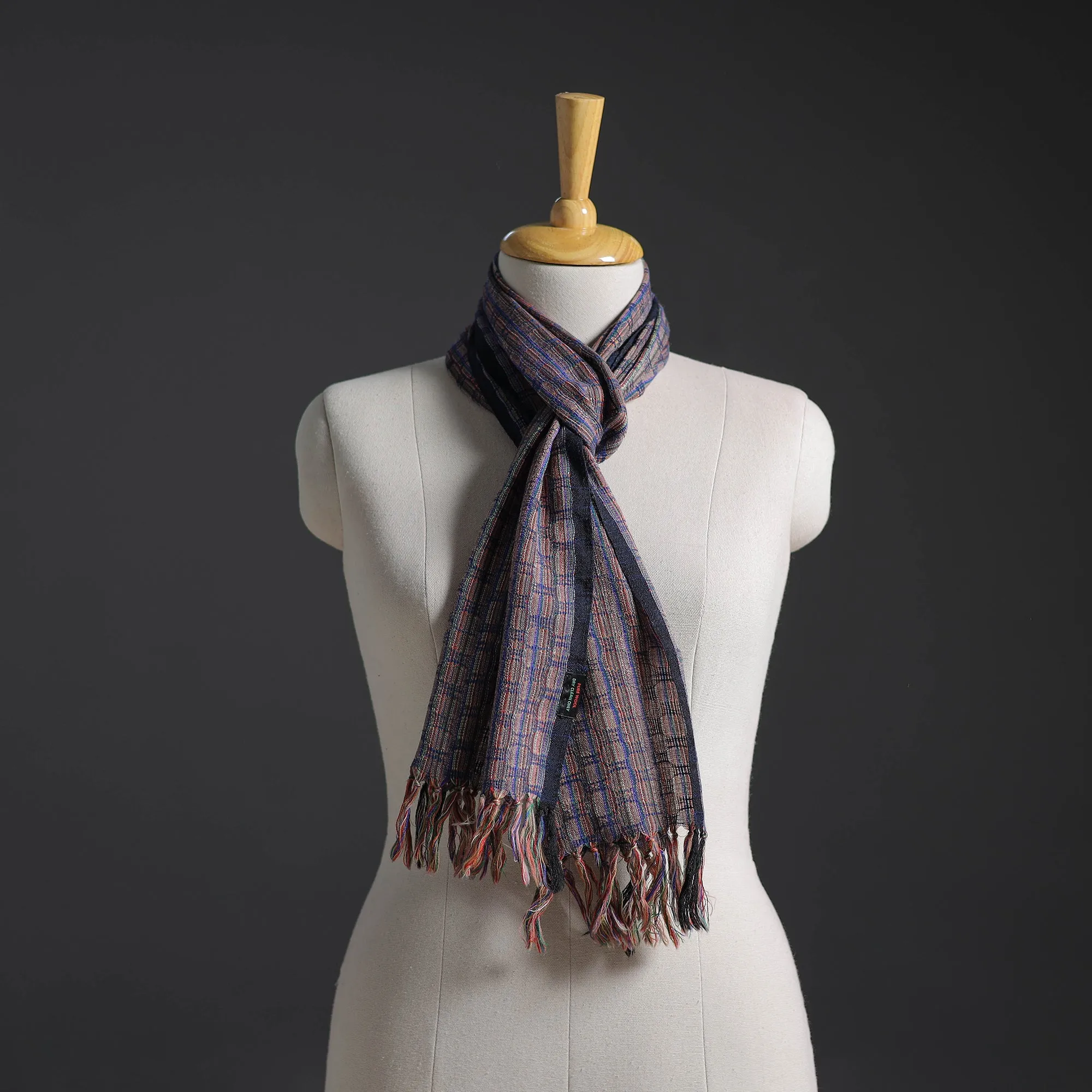Multicolor - Kumaun Handwoven Merino Wool Scarf 217