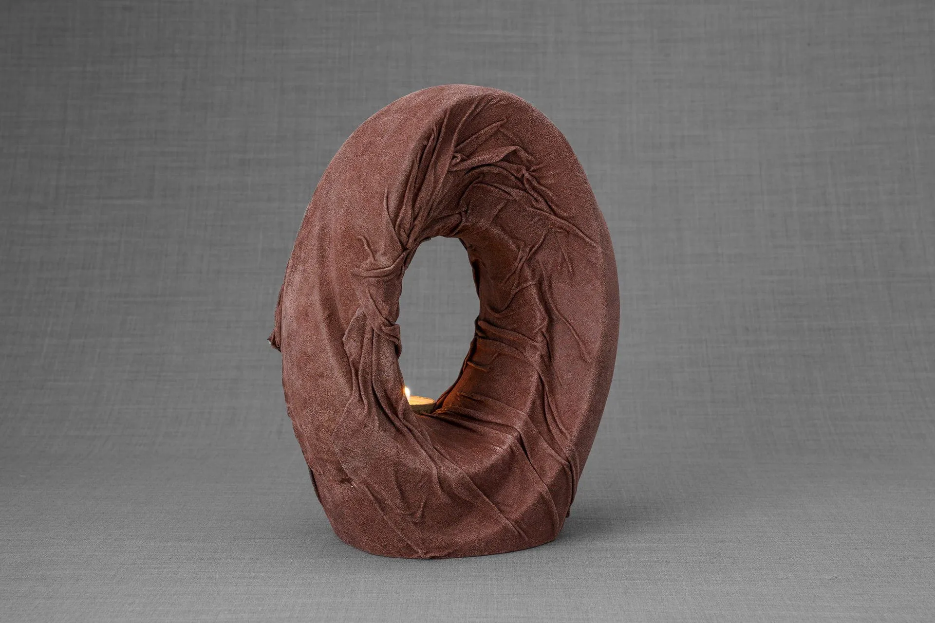 Nappa Leather Cremation Urn "The Passage" - Exclusive Edition