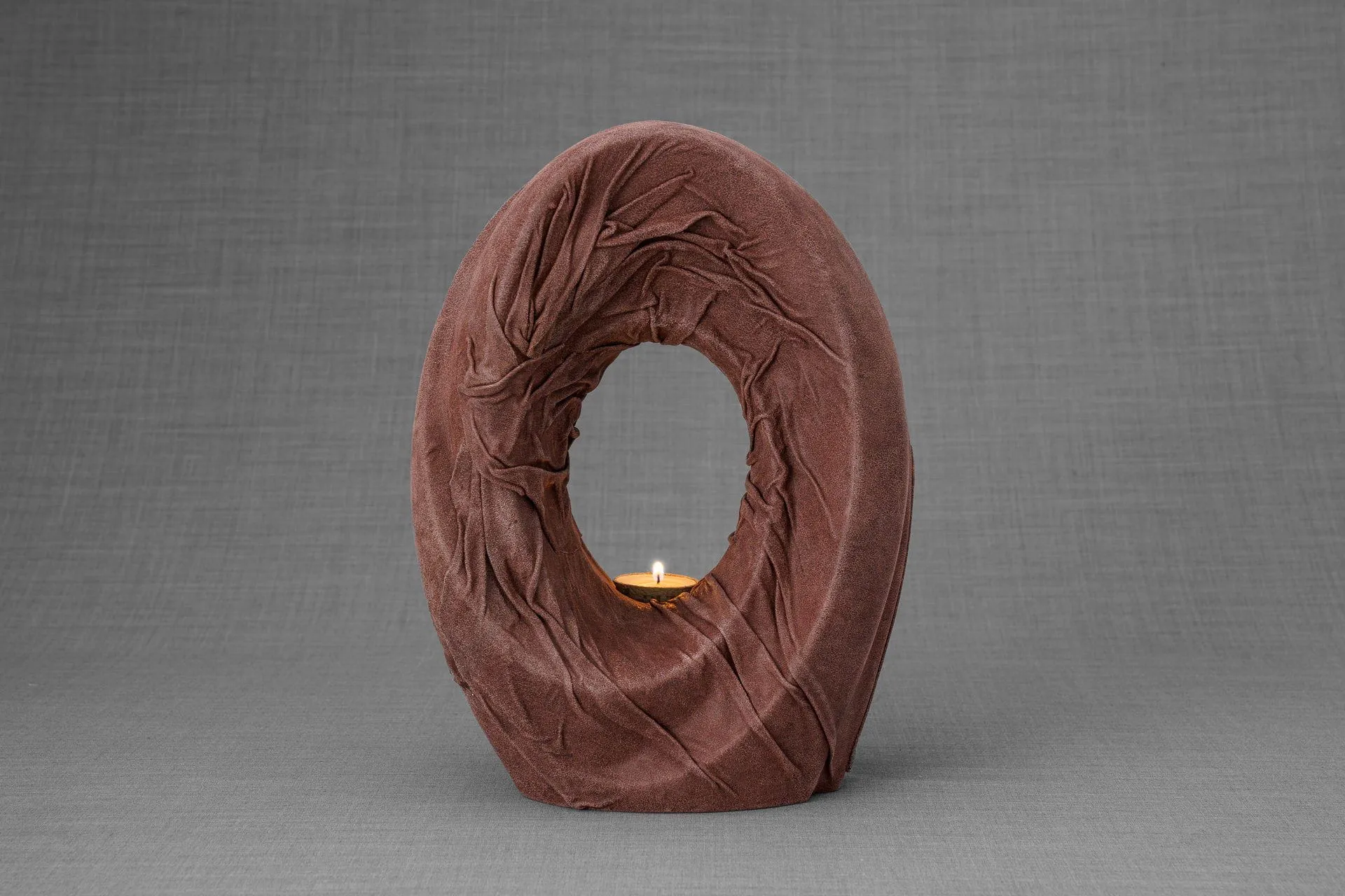 Nappa Leather Cremation Urn "The Passage" - Exclusive Edition