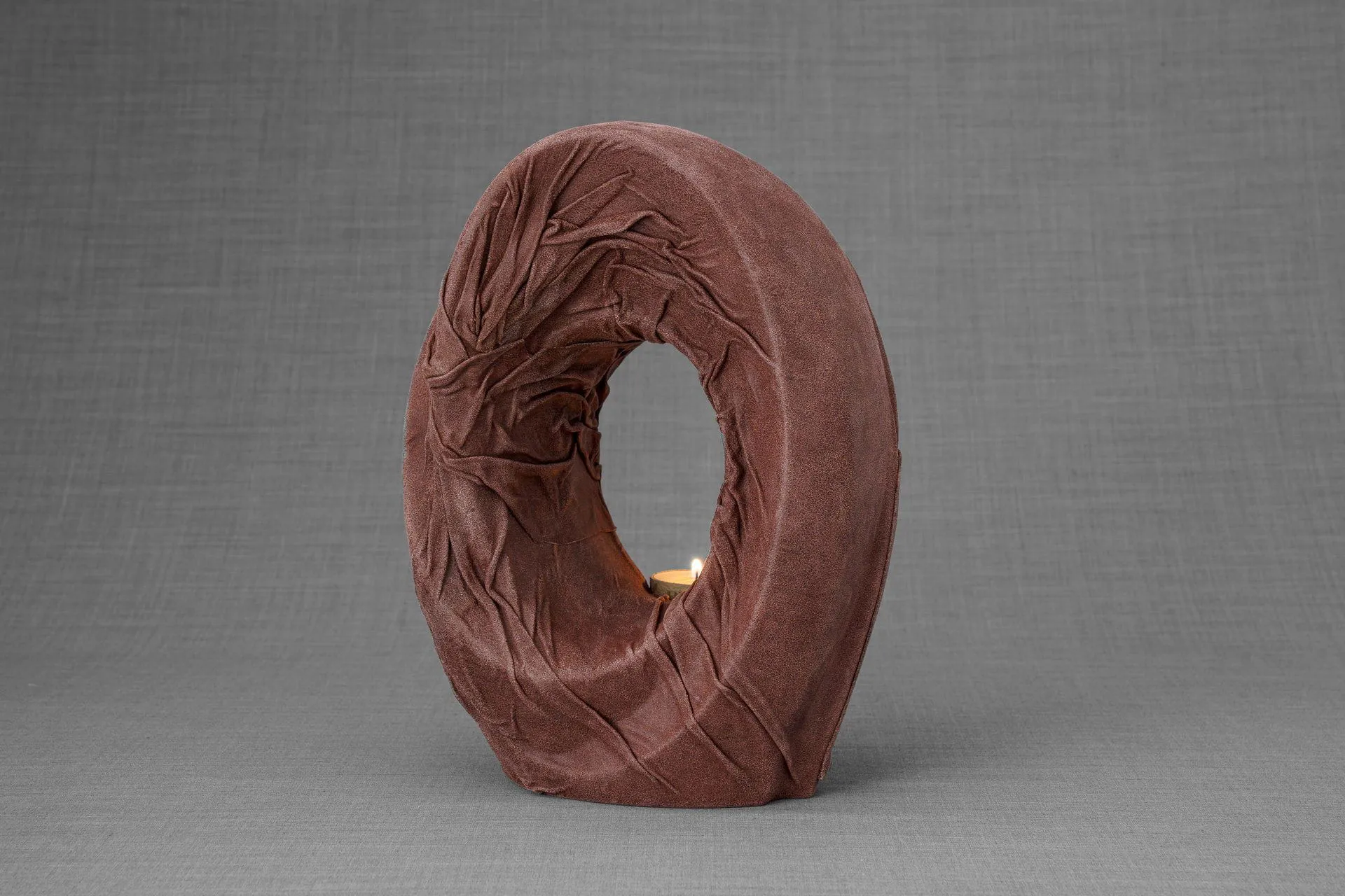 Nappa Leather Cremation Urn "The Passage" - Exclusive Edition