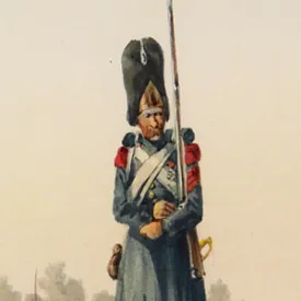 Old Guard Grenadier by Orlando Norie, circa 1875