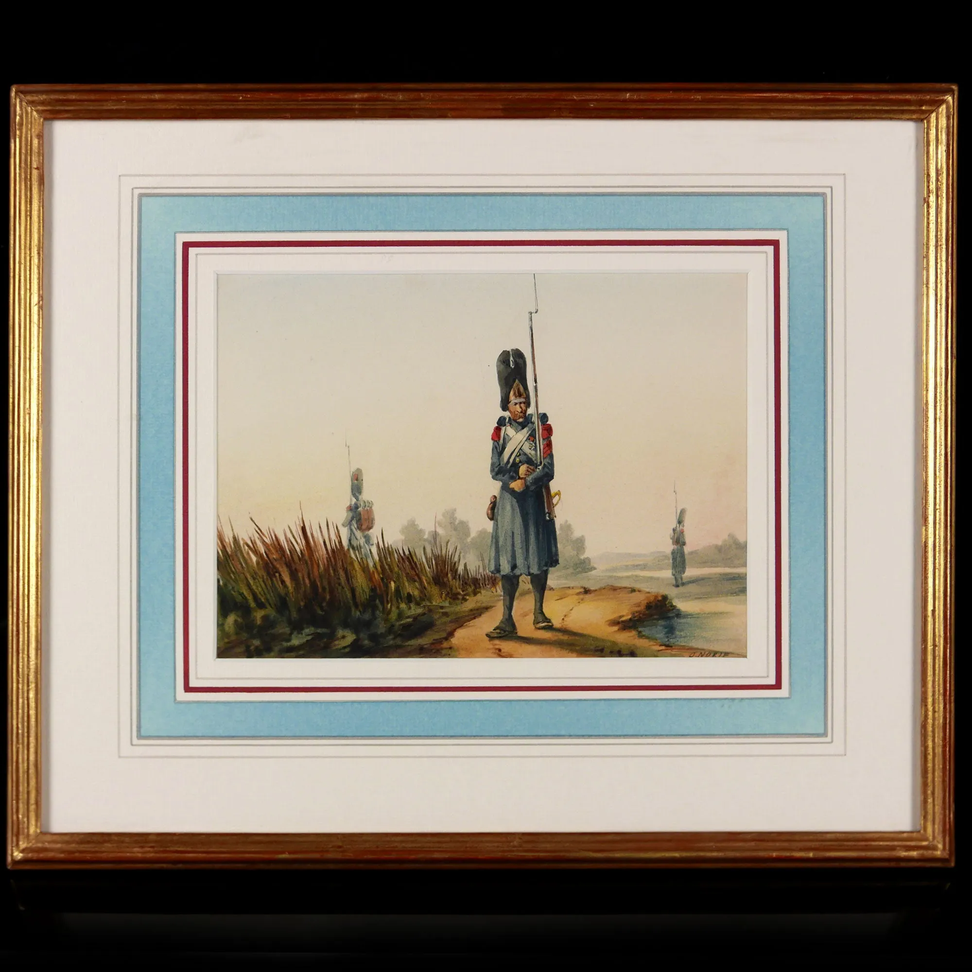 Old Guard Grenadier by Orlando Norie, circa 1875