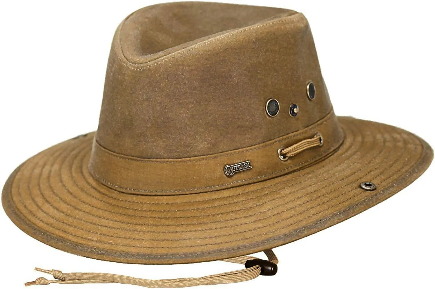 Outback Trading Company Women's 1497 River Guide UPF 50 Waterproof Breathable Outdoor Cotton Oilskin Hat