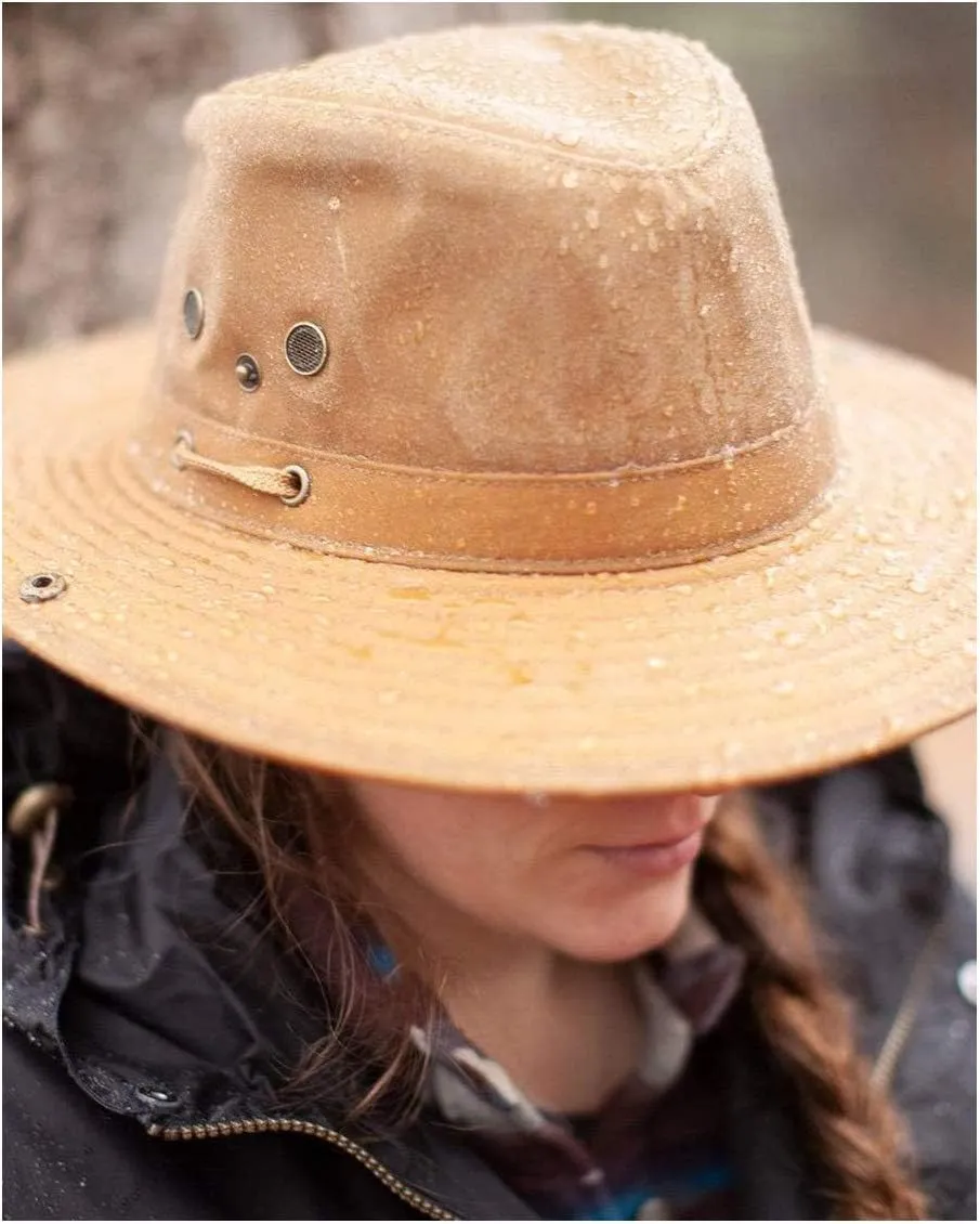 Outback Trading Company Women's 1497 River Guide UPF 50 Waterproof Breathable Outdoor Cotton Oilskin Hat