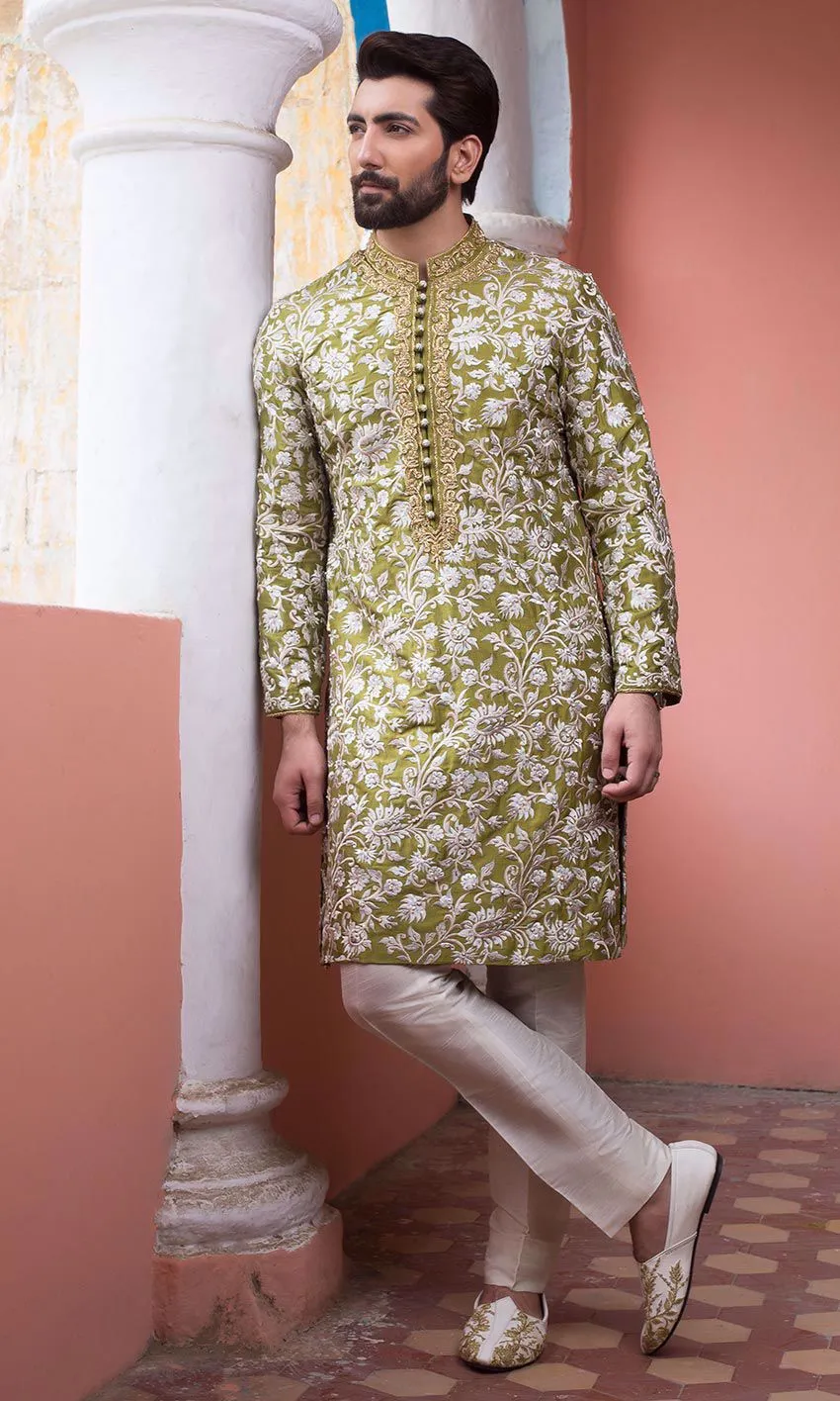 Pakistani Designer  Groom Sherwani #N7211