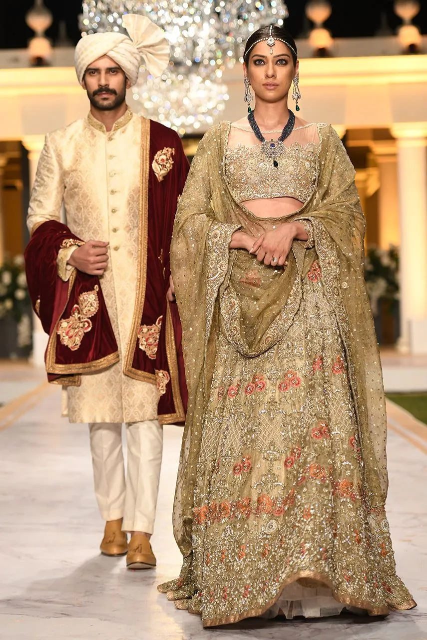 Pakistani Heavy Bridal Lehnga Choli for Wedding #J4324