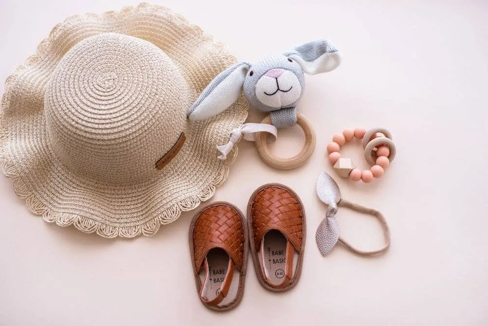 Straw Hat // Sun Hat // Baby Sun Hat // Beach Hat: Natural