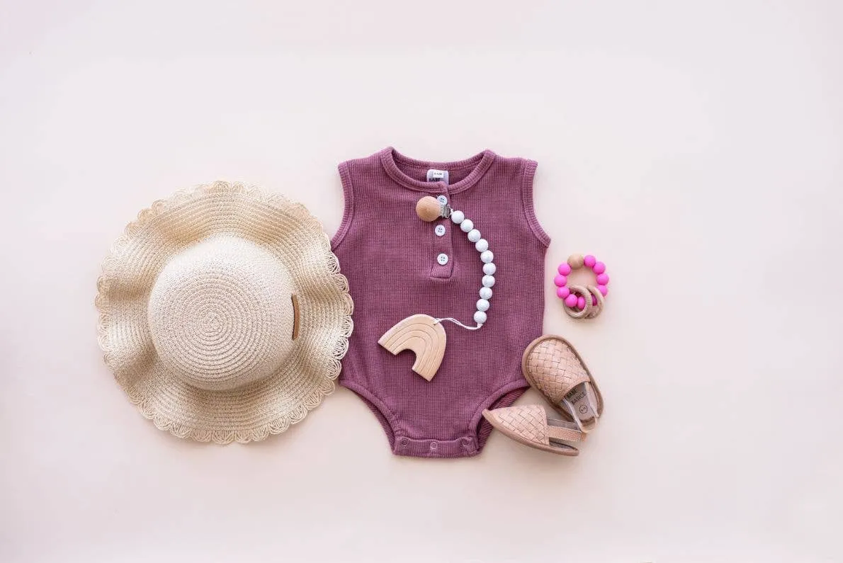 Straw Hat // Sun Hat // Baby Sun Hat // Beach Hat: Natural