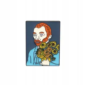 Sunflowers Vincent Van Gogh enamel pin