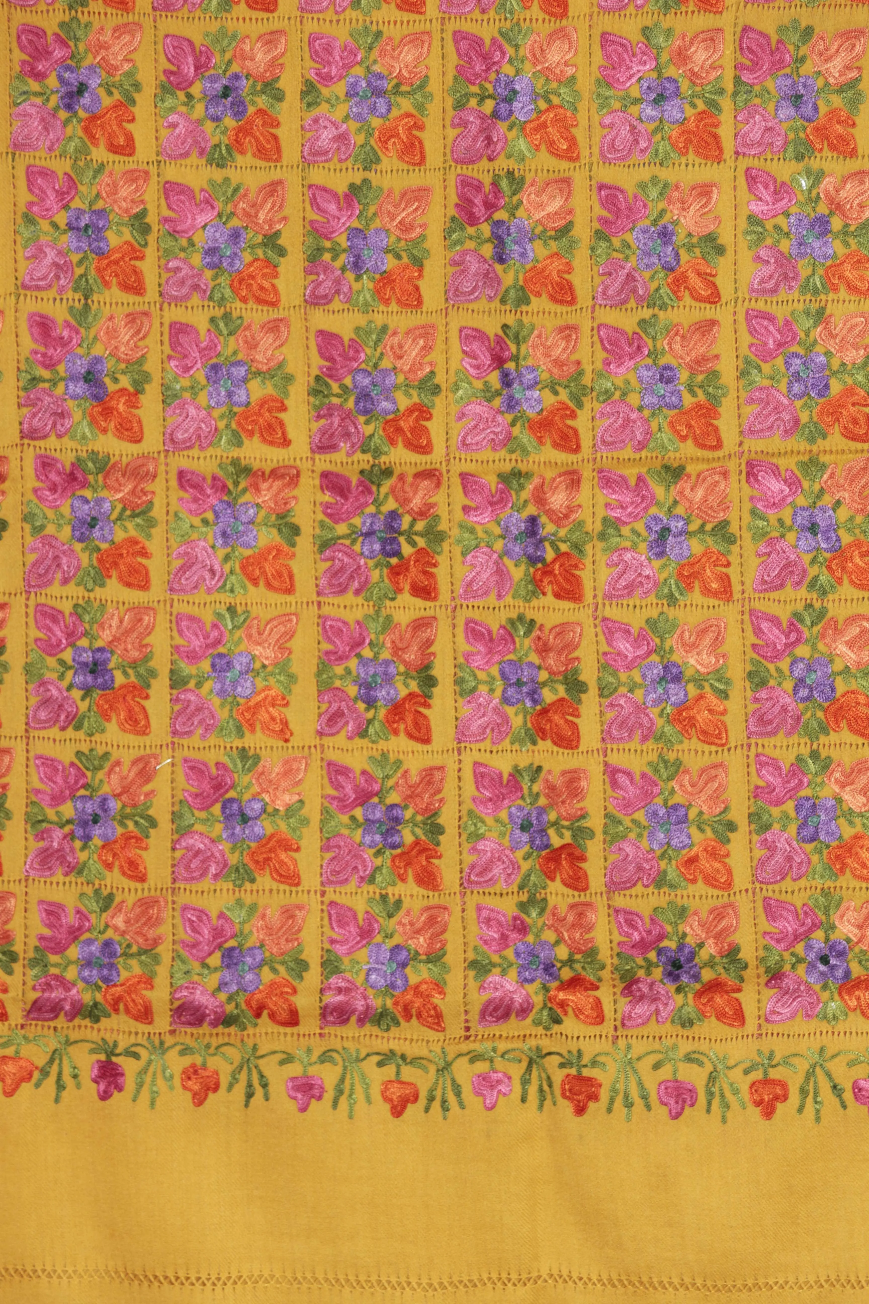 Sunny Aari Cutwork Merino Wool Scarf