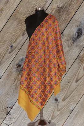 Sunny Aari Cutwork Merino Wool Scarf
