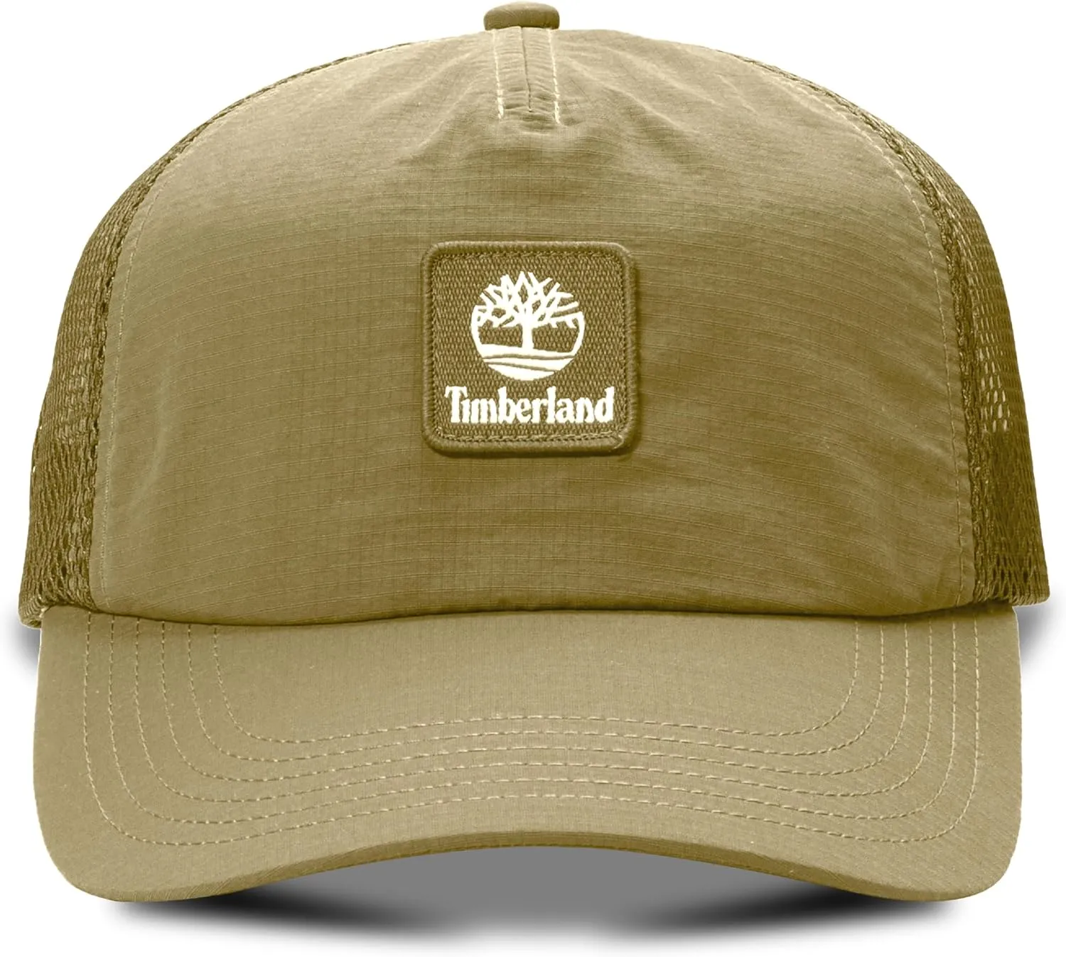 Timberland Trucker Hat, Soft Structured Baseball Cap, Adjustable Mesh Back, Curved Brim, Breathable & Lightweight  One Size