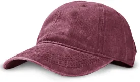 Unisex Vintage Washed Baseball Cap | Low Profile Soft Top Unstructured Cotton Baseball Cap | Adjustable Size Vintage Buckle