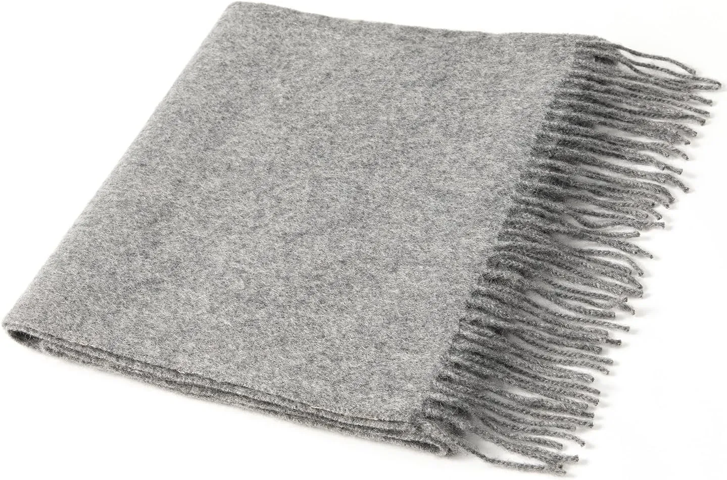 Villand Pure 100% Cashmere Scarf with Fringed Edges, Ultra Soft Large Cashmere Shawl Wrap for Women and Men