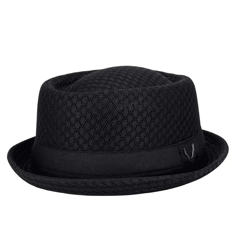 Vinci British Mesh Porkpie Hat