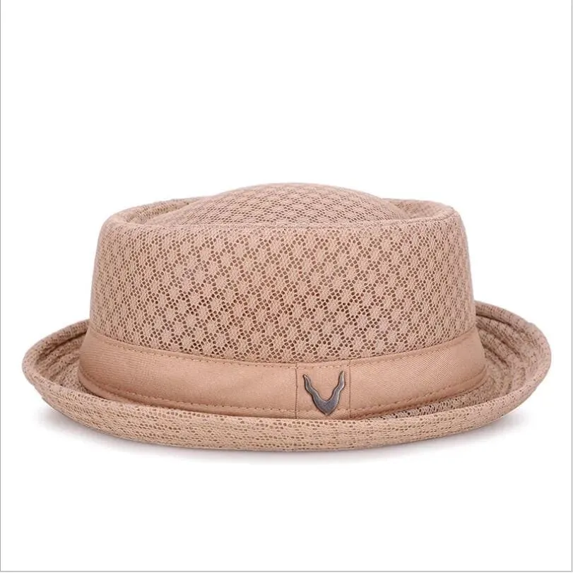 Vinci British Mesh Porkpie Hat